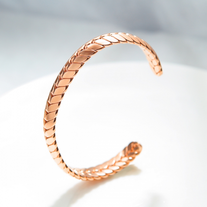 Western style Simple Retro Solid color fashion temperament Titanium steel wristband