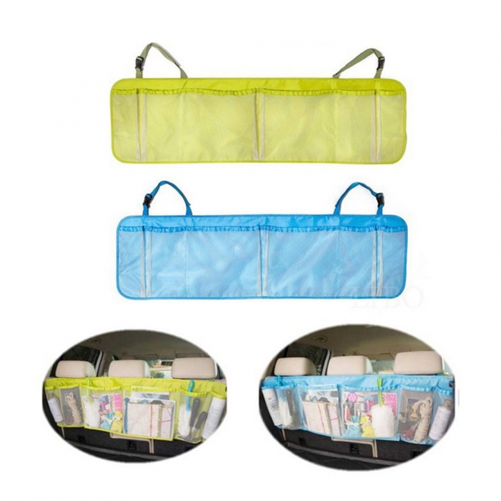 Durable Car Organizer Back Rear Holder Nets Mesh Pocket Cage Carrying Storage Bag
