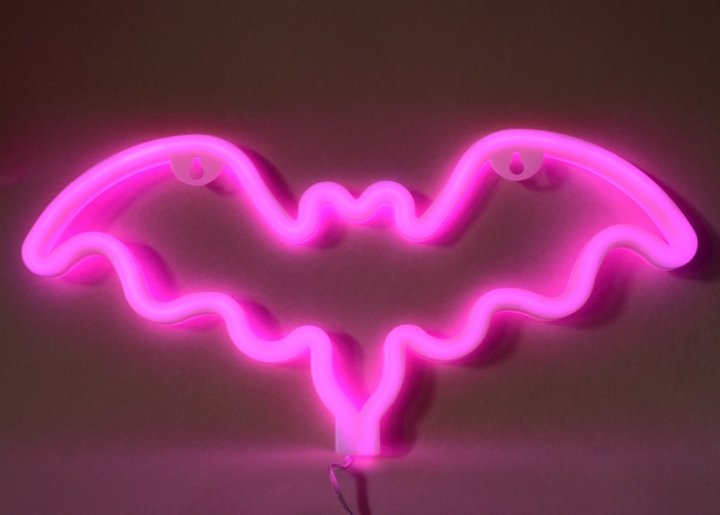 Rainbow Bell Batman Cactus Neon led Decorative lights festival Night light