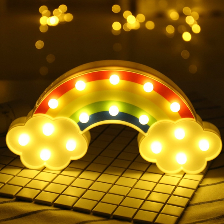 Lantern led rainbow cactus pineapple unicorn decoration Modeling lamp table lamp Night light
