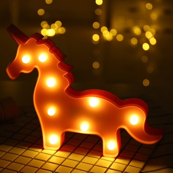 Lantern led rainbow cactus pineapple unicorn decoration Modeling lamp table lamp Night light