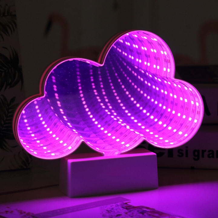 LED lights Flamingo Mermaid unicorn Love 3D tunnel dream Fruit light Modeling lamp