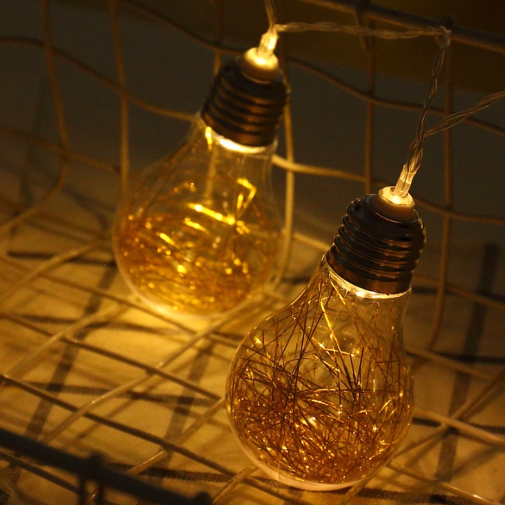 led Big ball Decorative lights Retro romantic Christmas new Year festival String lights