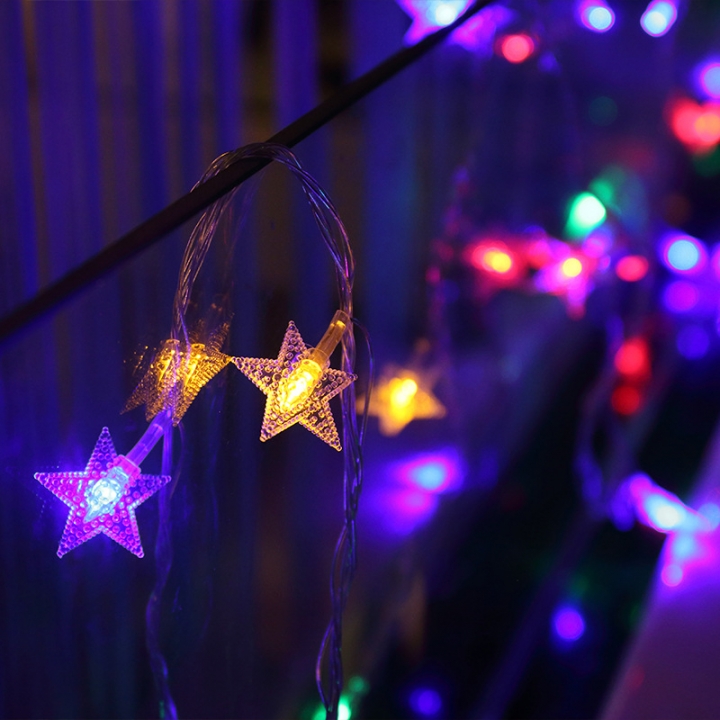 led Scrub Star light string Lantern Flashing string room romantic Wedding Decorative lights