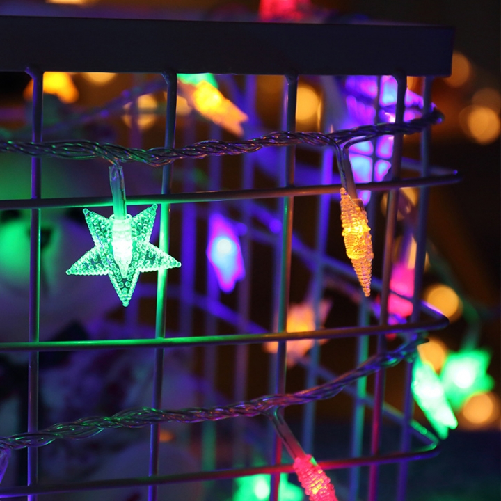 led Scrub Star light string Lantern Flashing string room romantic Wedding Decorative lights
