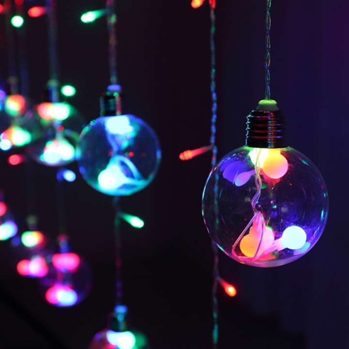 Creative Ambient Light festival curtain Decorative lights Hanging lamp Wishing ball Lantern