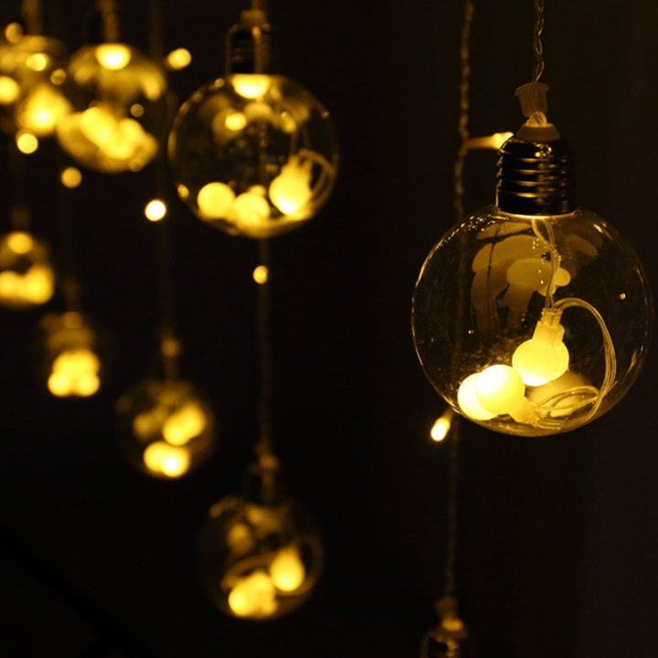 Creative Ambient Light festival curtain Decorative lights Hanging lamp Wishing ball Lantern