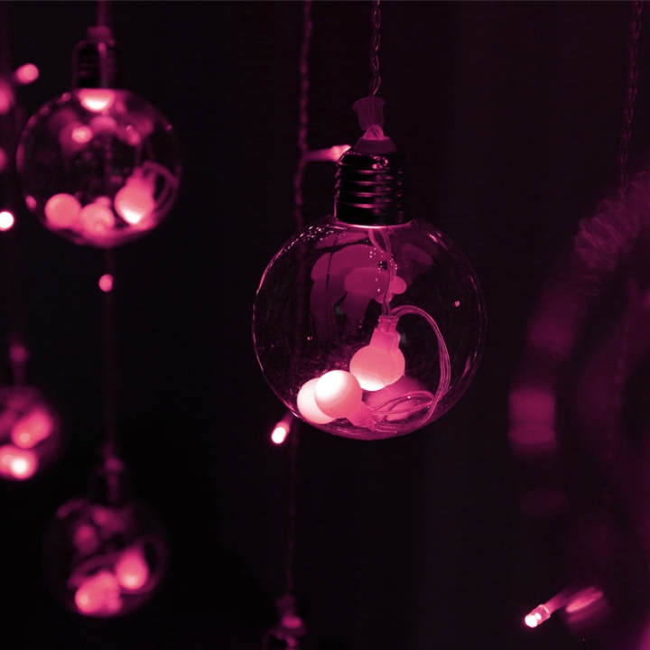 Creative Ambient Light festival curtain Decorative lights Hanging lamp Wishing ball Lantern