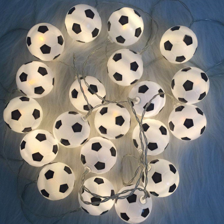World cup led football Lantern Flashing light bar Gear Cafe background Decorative lights