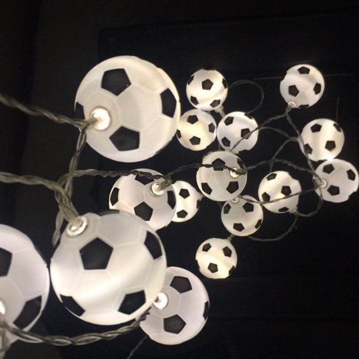 World cup led football Lantern Flashing light bar Gear Cafe background Decorative lights