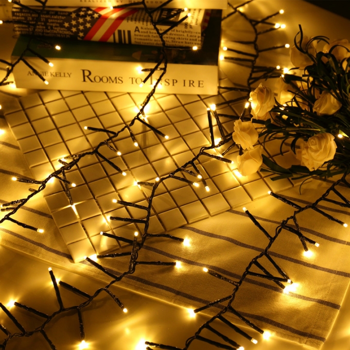 led Firecracker light 6 meters 400 lights Low pressure 30V Xenon lamp festival Decorative lights