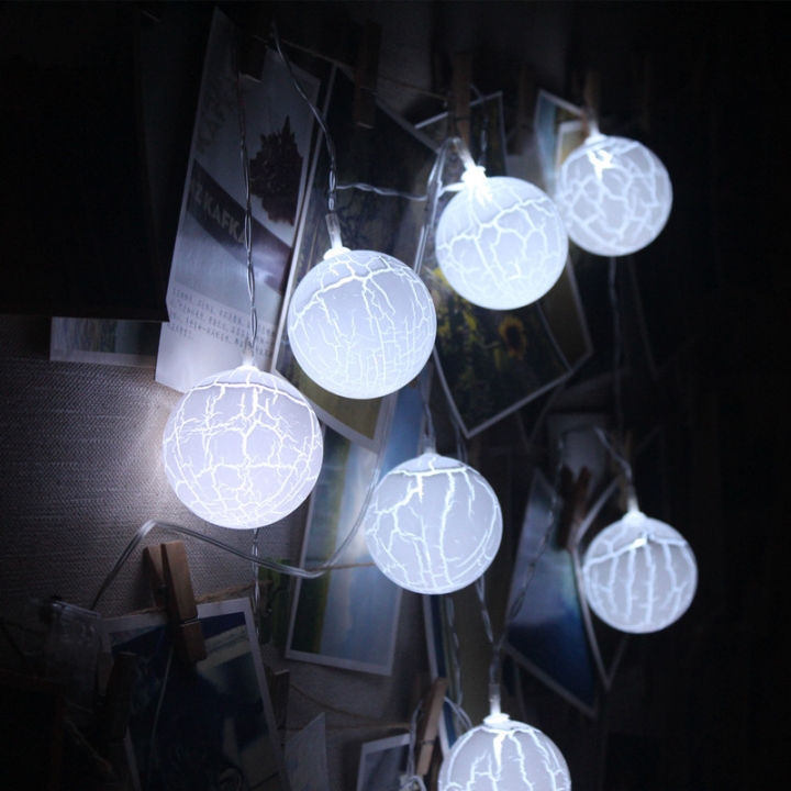 Led lantern Flashing light Star light string Christmas Wedding Crack ball festival Decorative lights