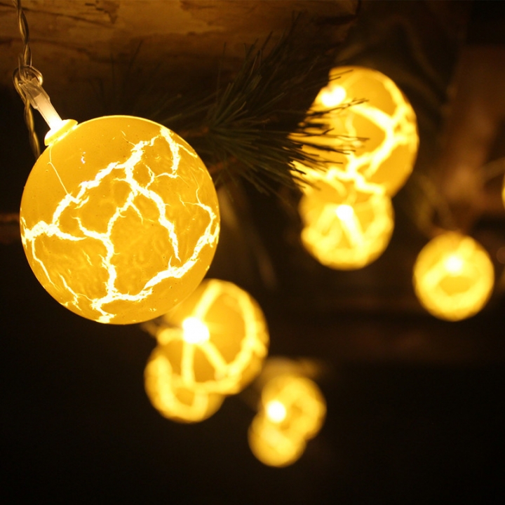 Led lantern Flashing light Star light string Christmas Wedding Crack ball festival Decorative lights