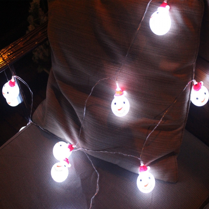Led lantern Christmas snowman Old man head Children's room Teenage heart Decorative string