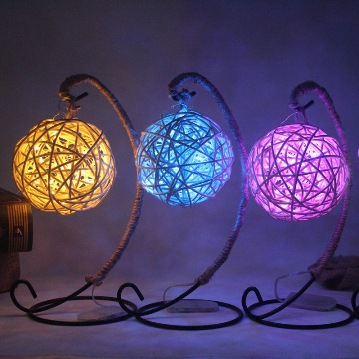 led manual room Lantern bedroom Decorative lights Micro landscape Christmas lights