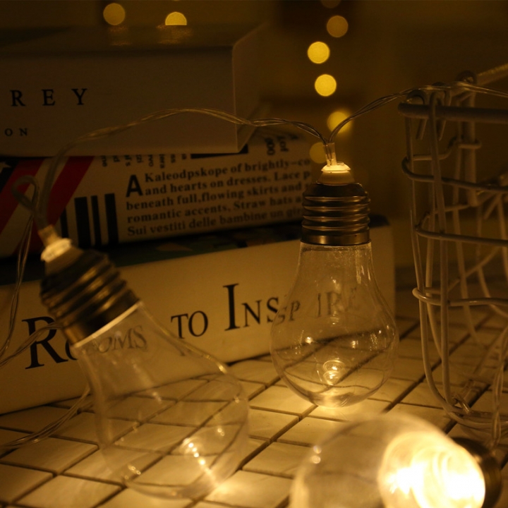 led Retro light bulb Lantern Flashing light Home bedroom wedding Christmas day Decorative lights