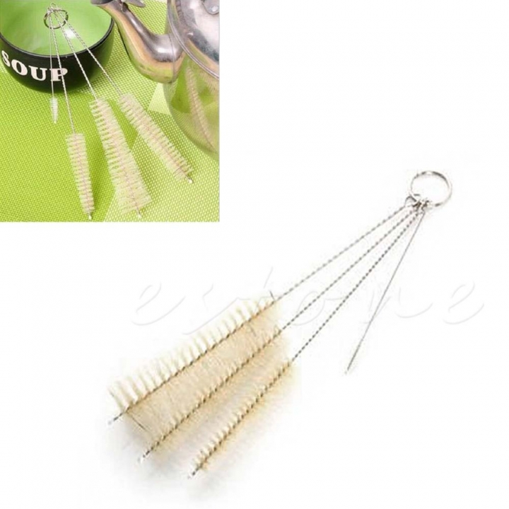 Spout brush Suit Tableware Cleaning brush Fine mouth Bottle brush Multifunction Teapot brush