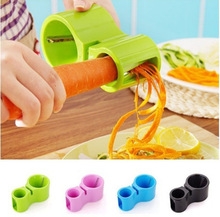 Spiral Vegetable Cutter Double Grater Sharpener Kitchen Cooking Tools Pasta Cutting Maker