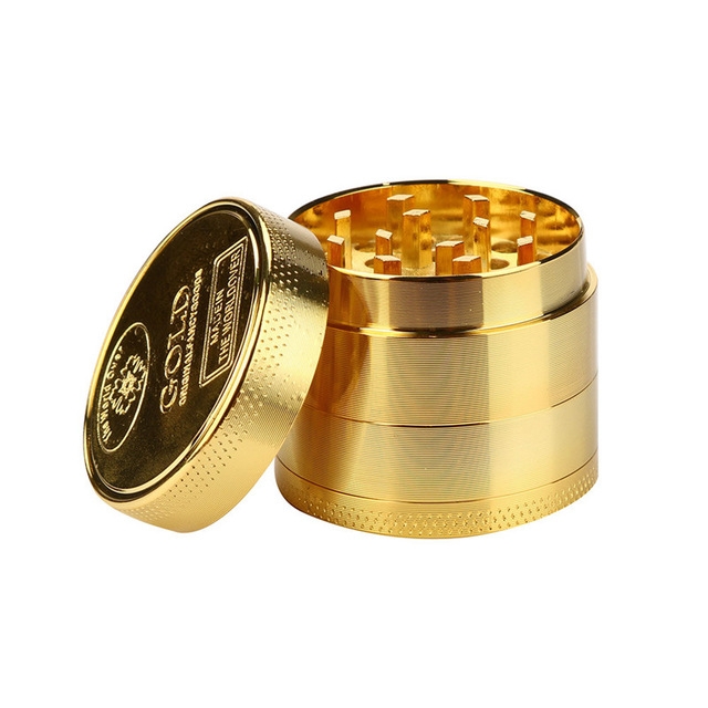 Gold Gold Zinc alloy Smoke machine metal tobacco Abrader