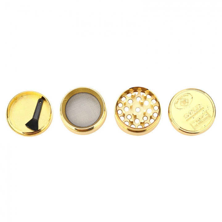 Gold Gold Zinc alloy Smoke machine metal tobacco Abrader