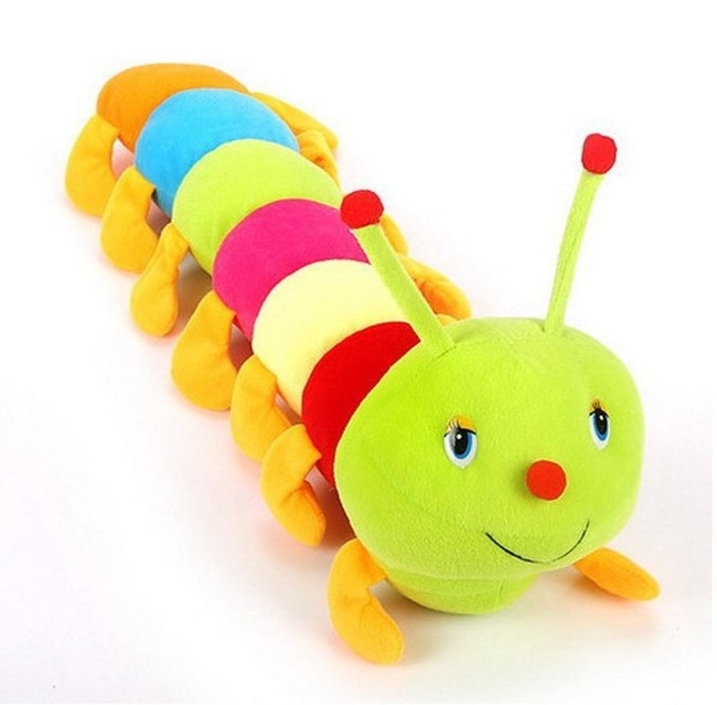 Colorful Caterpillar Big bug Doll Valentine's Day child gift Plush toy