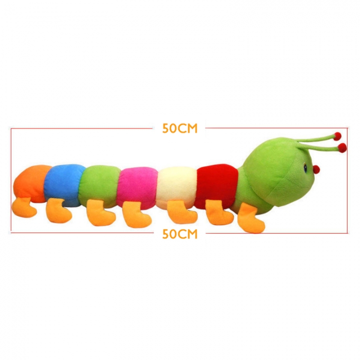 Colorful Caterpillar Big bug Doll Valentine's Day child gift Plush toy
