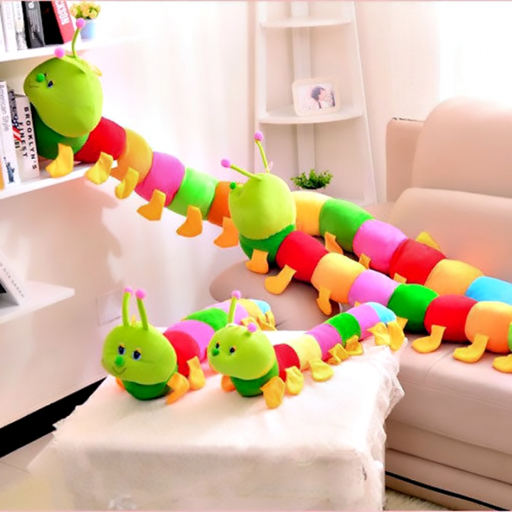 Colorful Caterpillar Big bug Doll Valentine's Day child gift Plush toy