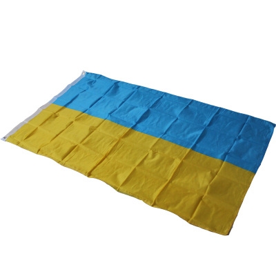 Ukraine National flag 90*150cm No 4 Polyester Banner National flag Hanging flags Banners