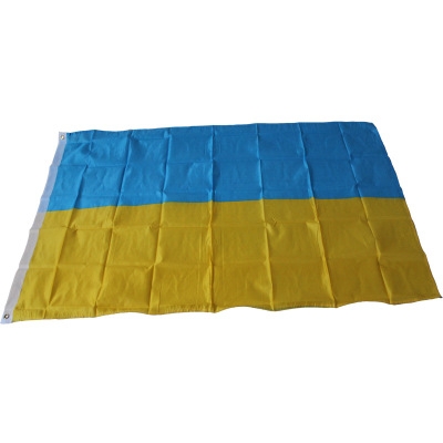 Ukraine National flag 90*150cm No 4 Polyester Banner National flag Hanging flags Banners