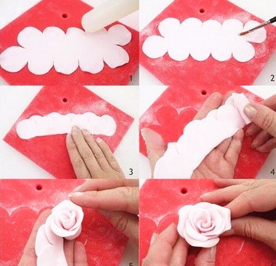 One-piece Rose Carnation Fondant cake printing Cutting Pressing die Cookie mold