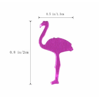 Confetti Flamingo confetti sequins pink shiny foil table confetti for Wedding Table Decoration