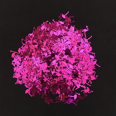 Confetti Flamingo confetti sequins pink shiny foil table confetti for Wedding Table Decoration