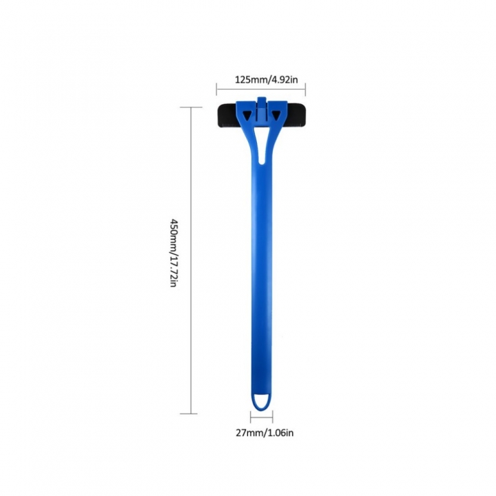 Men Manual Back Hair Shaver Blade Trimmer Do-it-yourself Whole Leg Back Hair Razor Long Handle