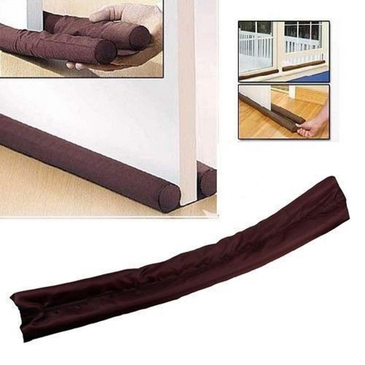 Guard Wind Dust Blocker Sealer Stopper Insulator Door Window Brown interior or exterior doors
