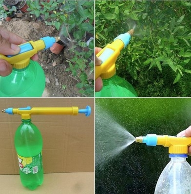 Plastic Trolley Gun Pressure Bottle Sprayer Head PP Hand For Coca cola Pepsi Fanta Sprite Bottle