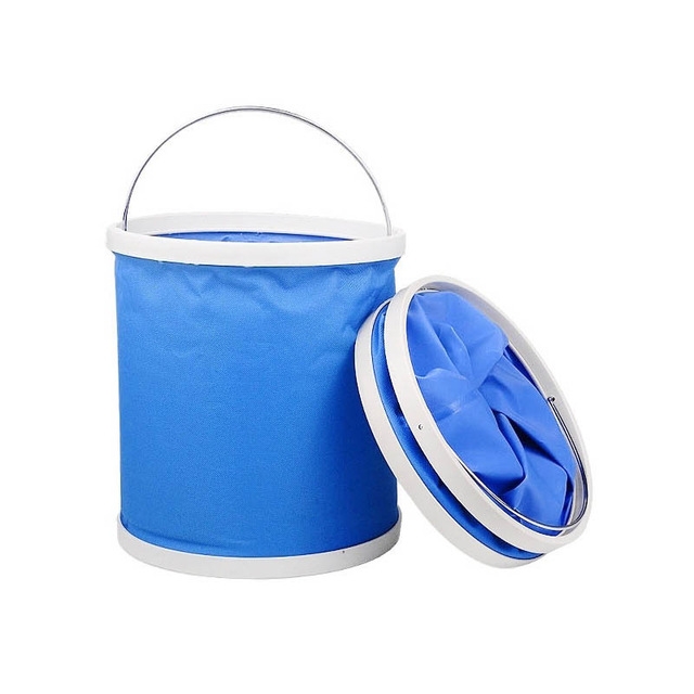 Portable Folding Buckets Washing Basin Multifunction Water Pot Camping car wash folding bucket