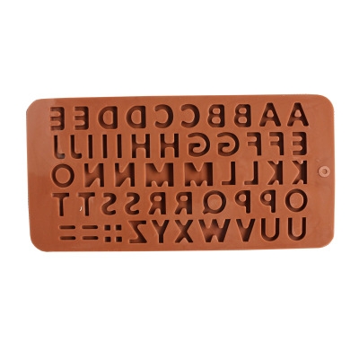English letter Silica gel Chocolate chip digital chocolate Mold DIY cake Mold  Kitchen Restaurant Supplies