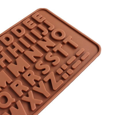 English letter Silica gel Chocolate chip digital chocolate Mold DIY cake Mold  Kitchen Restaurant Supplies