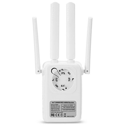 1200M wireless Repeater Wifi signal enlarge router 5G High Power Through the wall Expander