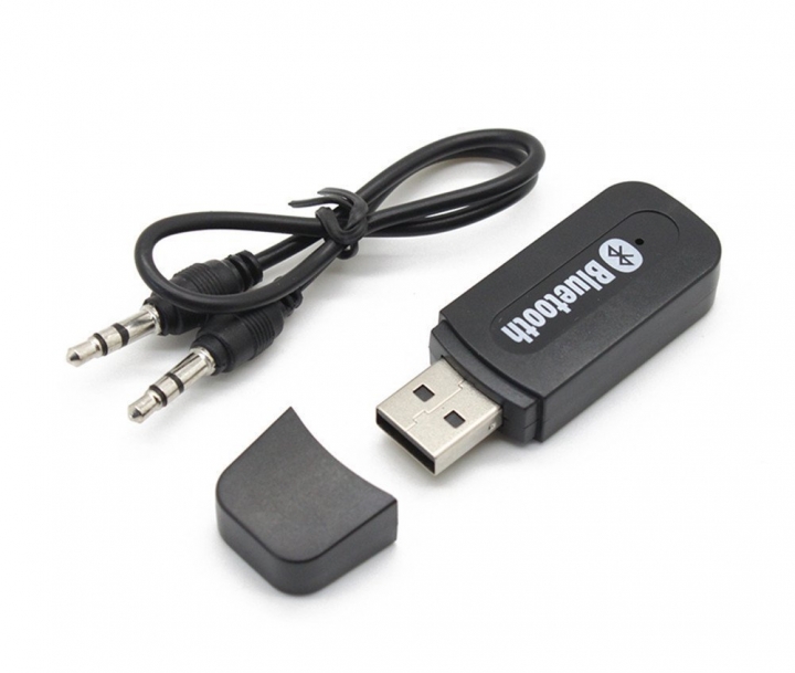 Car Bluetooth Aux Audio receive adapter USB interface sound wireless receiver