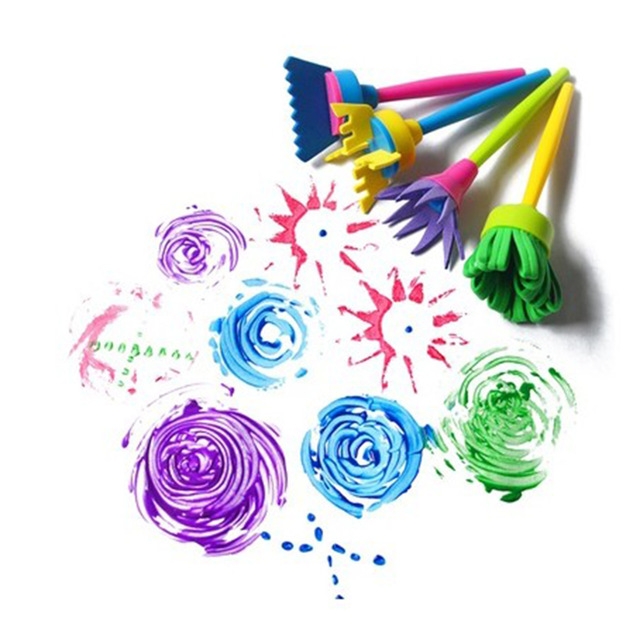 Art painting toy child DIY manual Production Material Rotate painting tool