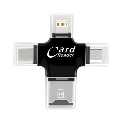 Four in one Multifunction Card reader apple Android 3.0 Mini Mobile phone Card reader