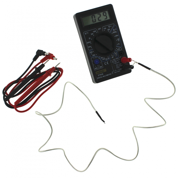 DT838 LCD Digital AC DC Tester Voltmeter Diode Resistance Current Diode Electric Multi Tester Tool