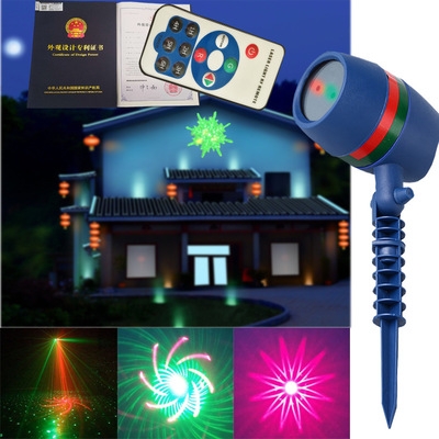 Laser Projector Sky Star Spotlight Showers Landscape DJ Disco Garden Lawn Christmas party