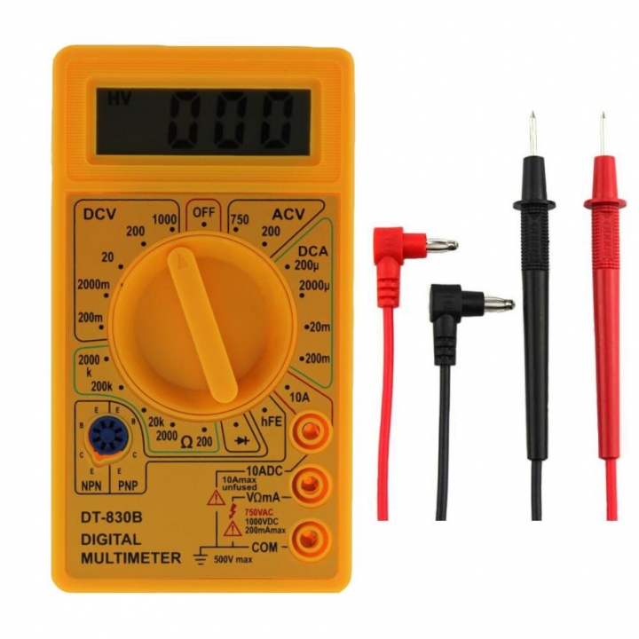 LCD Digital DT-830B Voltmeter Ohmmeter Ammeter Multimeter Handheld Tester  AC DC home tester