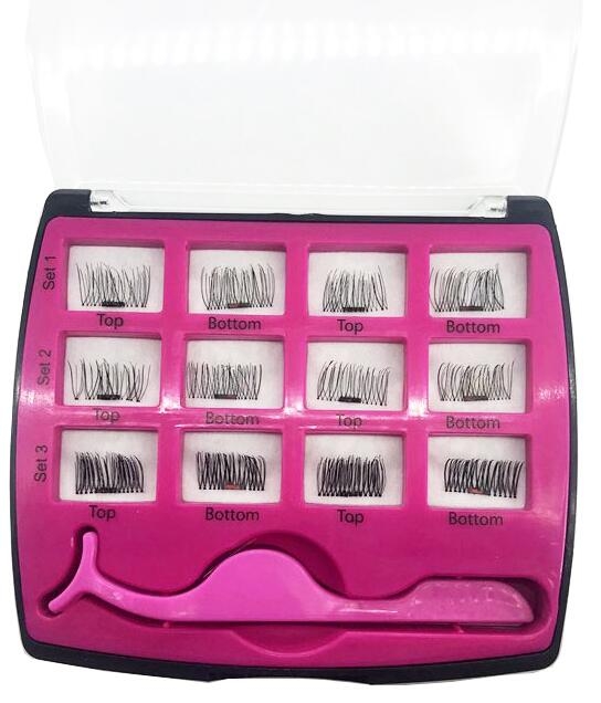 3 second Lash magnetic eyelash reusable  eyelashes magnet false handmade eyelashes