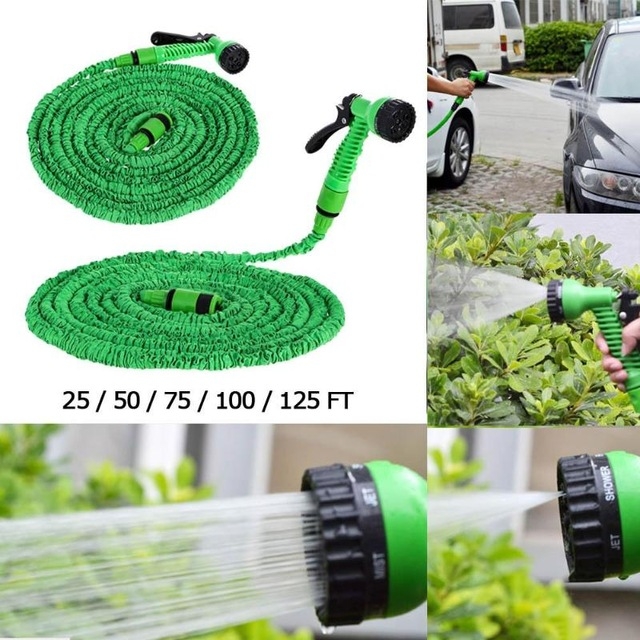 Garden hose set spray gun for watering magic flexible hose garden hose car hose watering gun