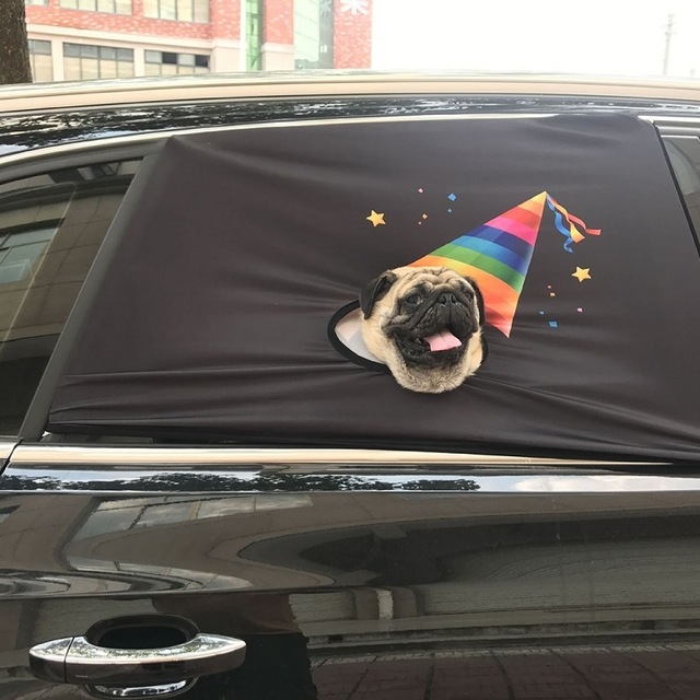 Curtain bedroom Living room Car Visor Cover Window Sun Shade Pet Dog Hang Out Car Window