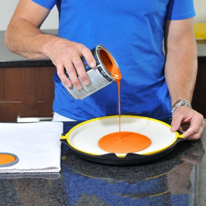 Anti Gravity Paint Tray with Professional Liner No Spills No Drips  Mess Premium  Kit  Easy Painting