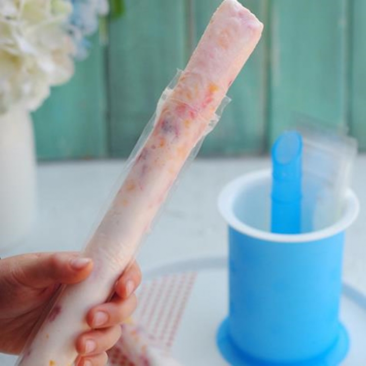 Ice mould cream Broken ice cups DIY ice pop with free 20bags kitchen gadgets Crushed popsicle